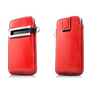  Capdase Smart Pocket Case Callid Red/Black for iPhone 4/4S (SLIH4-S391)